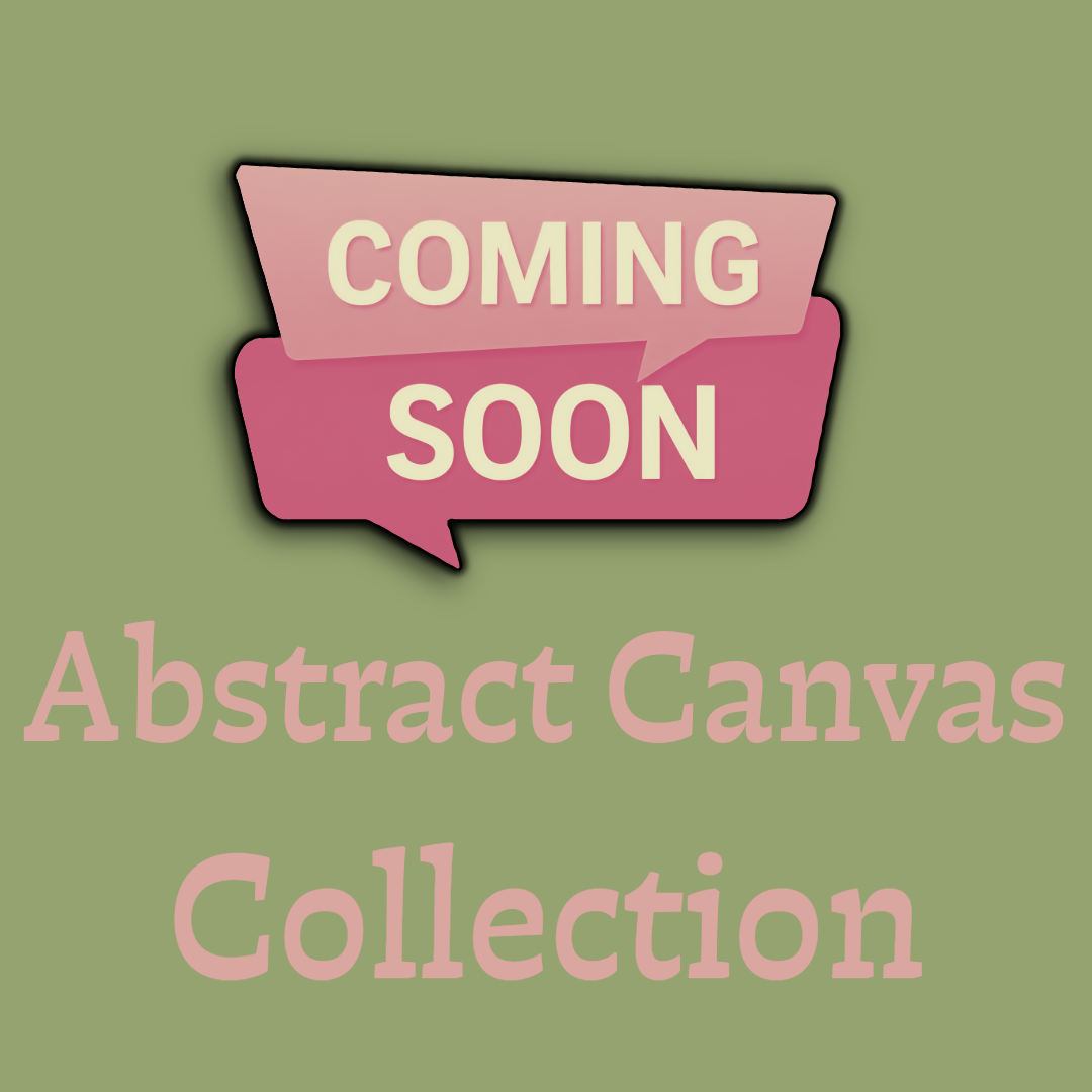 Abstract Floral Canvas Art